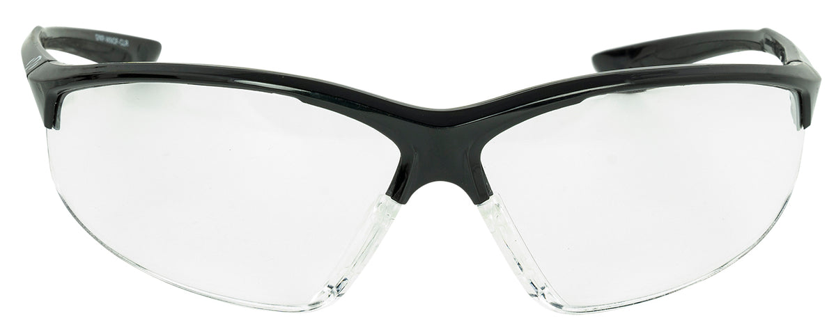 Walker's GWPIKNOF1CLR IKON Tanker Ballistic Eyewear – Clear Lens, Matte Black Frame