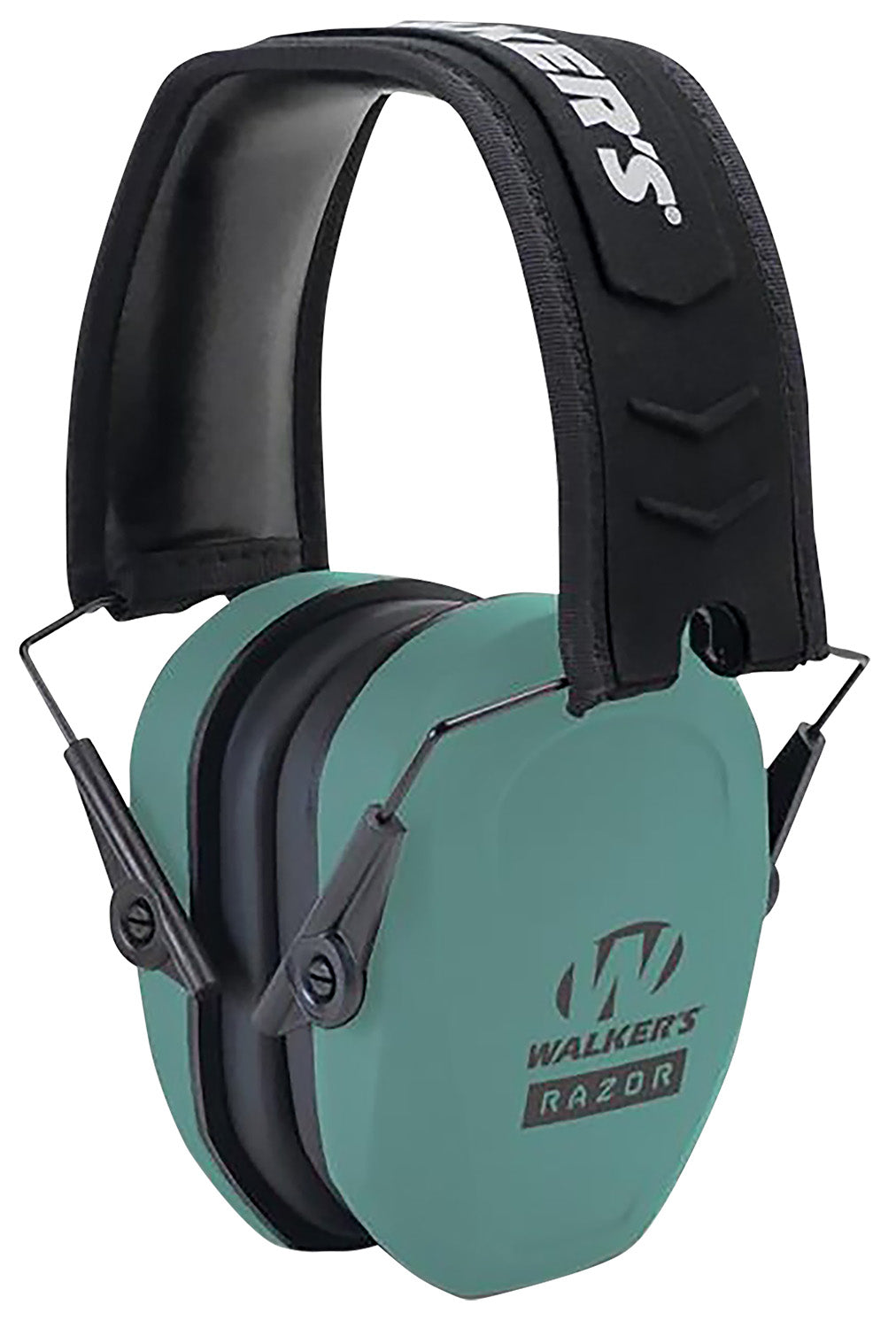 Walker's GWPRSMPASTL Razor Slim Passive Muff 27 dB Over-the-Head Teal/Black Polymer
