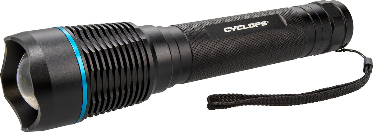 Cyclops CYCFLB2000 Brontes 2K 2000 Lumen White Cree LED Flashlight Black Anodized