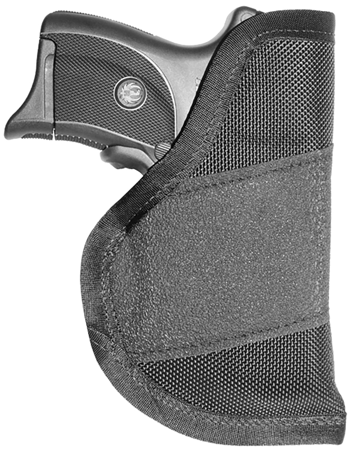 Crossfire Shooting Gear CRFGRPLSRSA1C3 The Grip Laser IWB Holster Size 03 Black Ballistic Nylon Ambidextrous Compact 3-3.50" Barrel