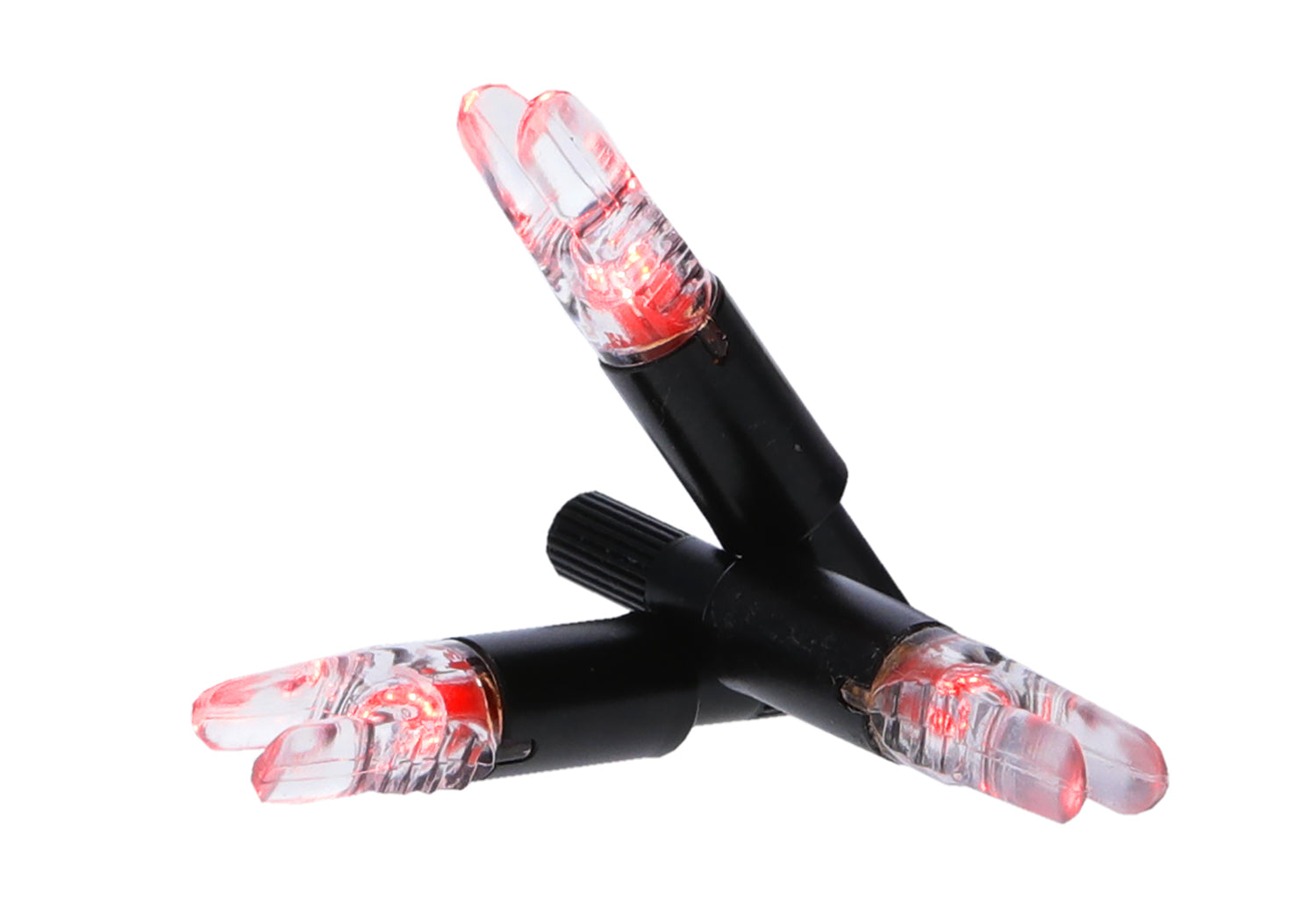 NAP Thunderglo Illuminated Crossbow Nock Red Half Moon - 3 Pack