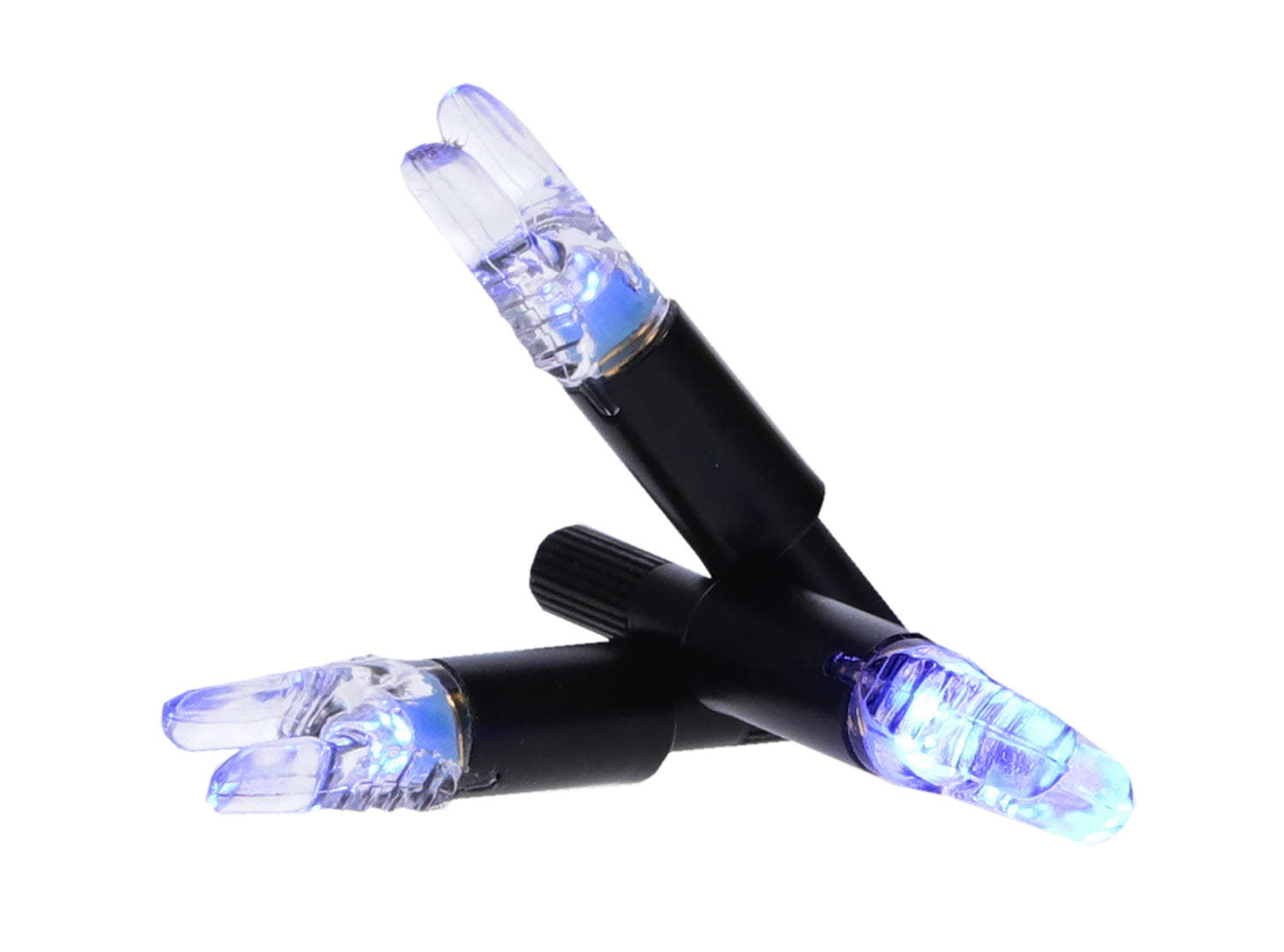 NAP Thunderglo Illuminated Arrow Nock Blue - 6 Pack