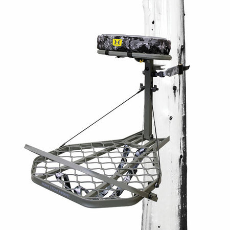 Hawk HWKHF2025 Helium Pro Hang-On Tree Stand Gray Aluminum 24"x30"