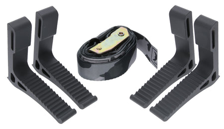 Hawk HWKSTP4PK Monkey Bar Tree Steps Black Aluminum 4-Pack