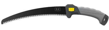 Hawk HWKPBSAW Pruning Saw Fixed 11" SK5 High Carbon Steel Blade Black Titanium Nitride Finish Aluminum Handle with TPR Grip