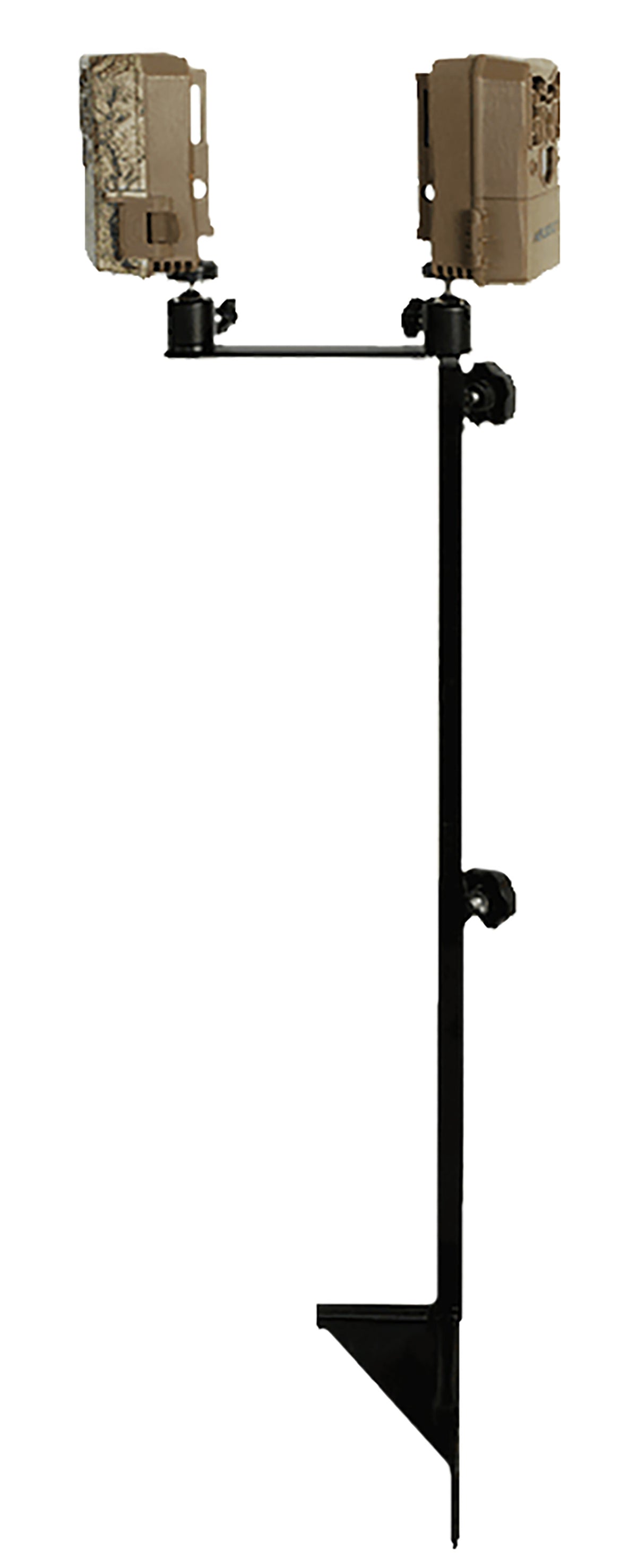 Muddy MUDMTCATCS03 Dual Game Camera Ground Mount 19-41 Inch Black Steel