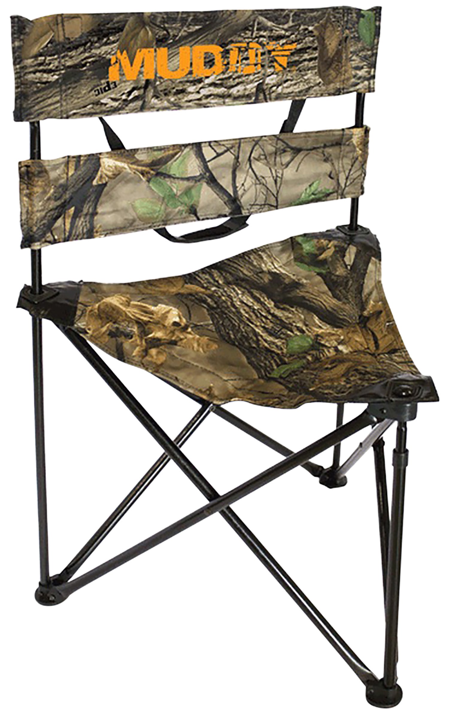 Muddy MUD-MGS300 Folding Tripod Ground Seat with Carry Strap Camo