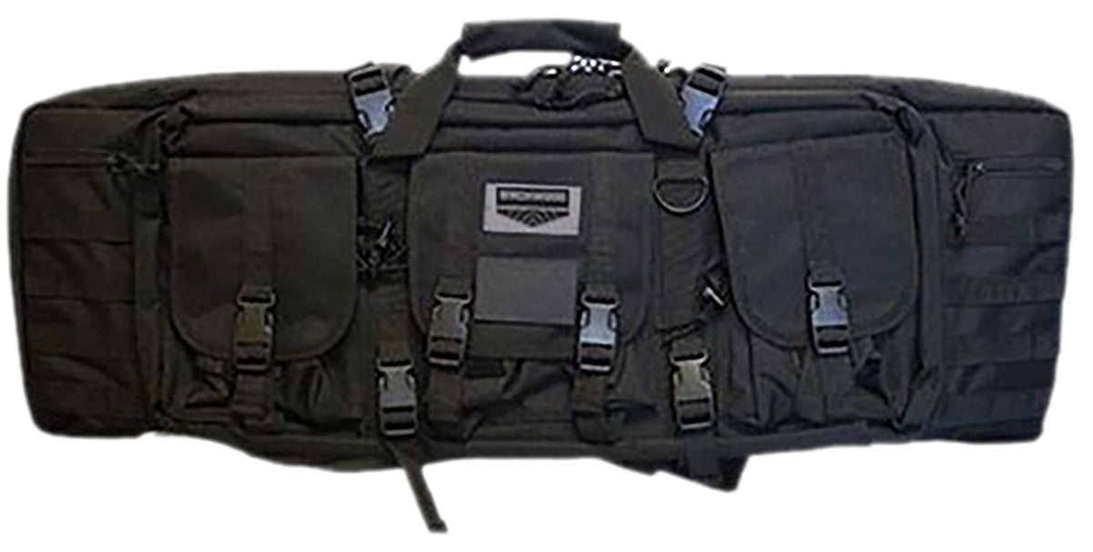 Birchwood Casey RBG36 Single Rifle Gun Case 36" Black 600D Polyester Padded Straps 3 Storage Pockets