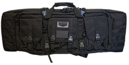 Birchwood Casey RBG36 Single Rifle Gun Case 36" Black 600D Polyester Padded Straps 3 Storage Pockets