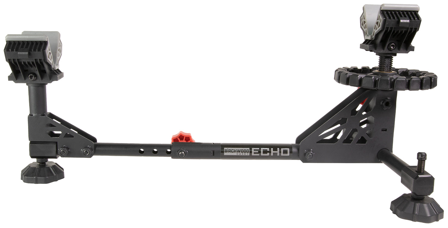 Birchwood Casey ESR Echo Shooting Rest Black Steel/Red Accents Windage & Elevation Adjustments