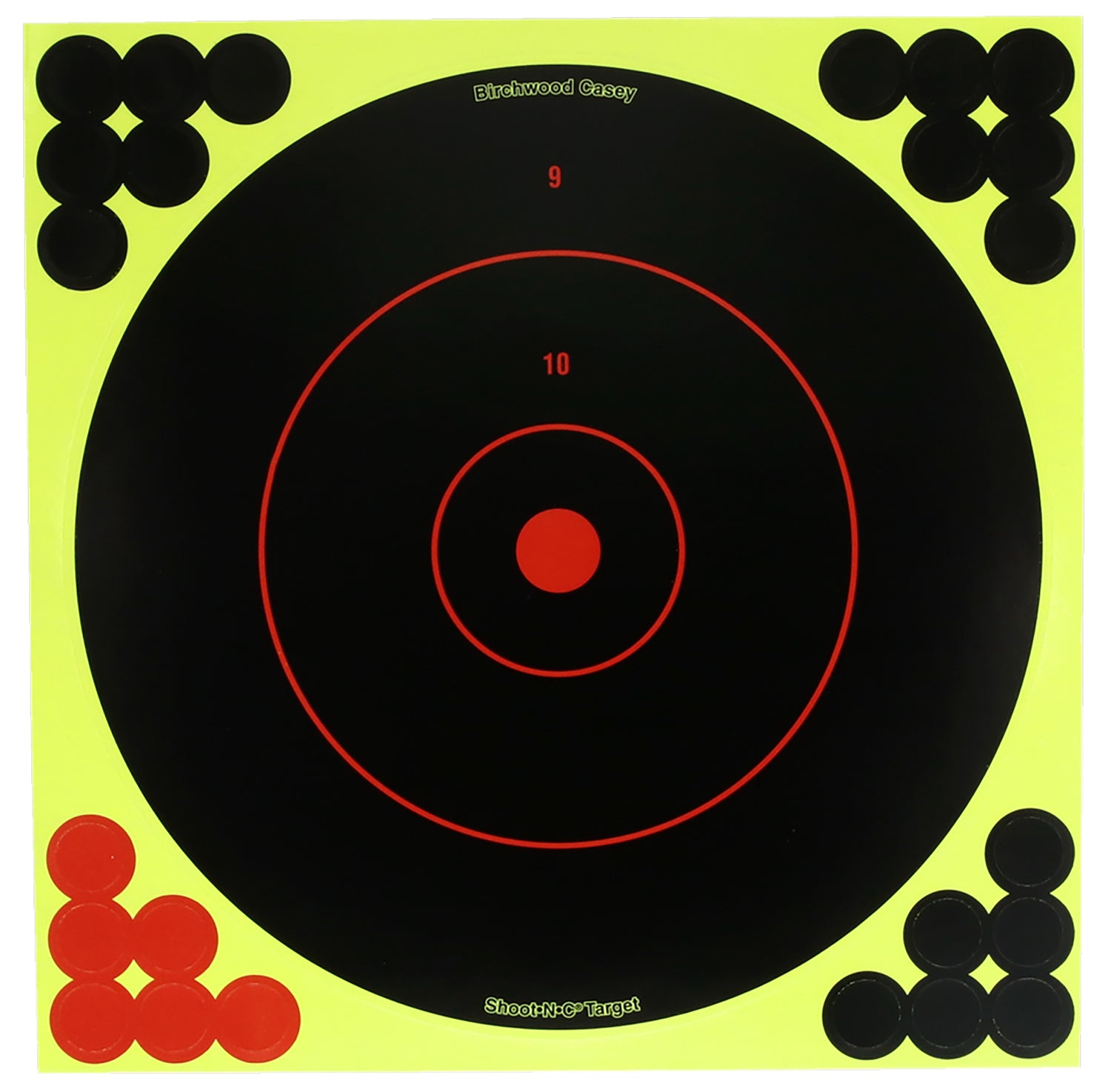 Birchwood Casey TDSNC812PK Target Dispenser Self-Adhesive Paper 8" Bullseye Includes Pasters 12 Pack