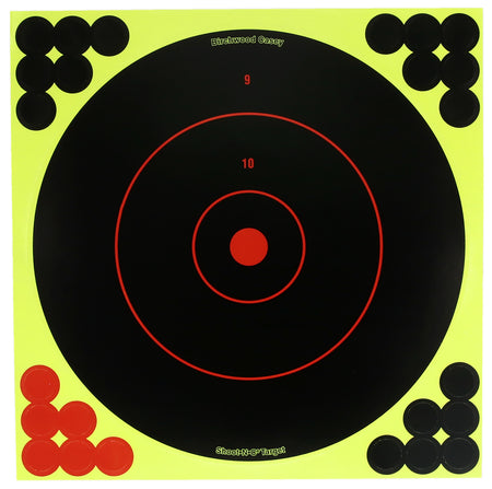Birchwood Casey TDSNC1212PK Target Dispenser Self-Adhesive Paper 12" Bullseye Includes Pasters 12 Pack
