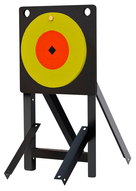Birchwood Casey LCSPLR Large Range Spoiler Alert 10" AR500 Steel Bullseye Target Orange/Yellow 0.50" Thick