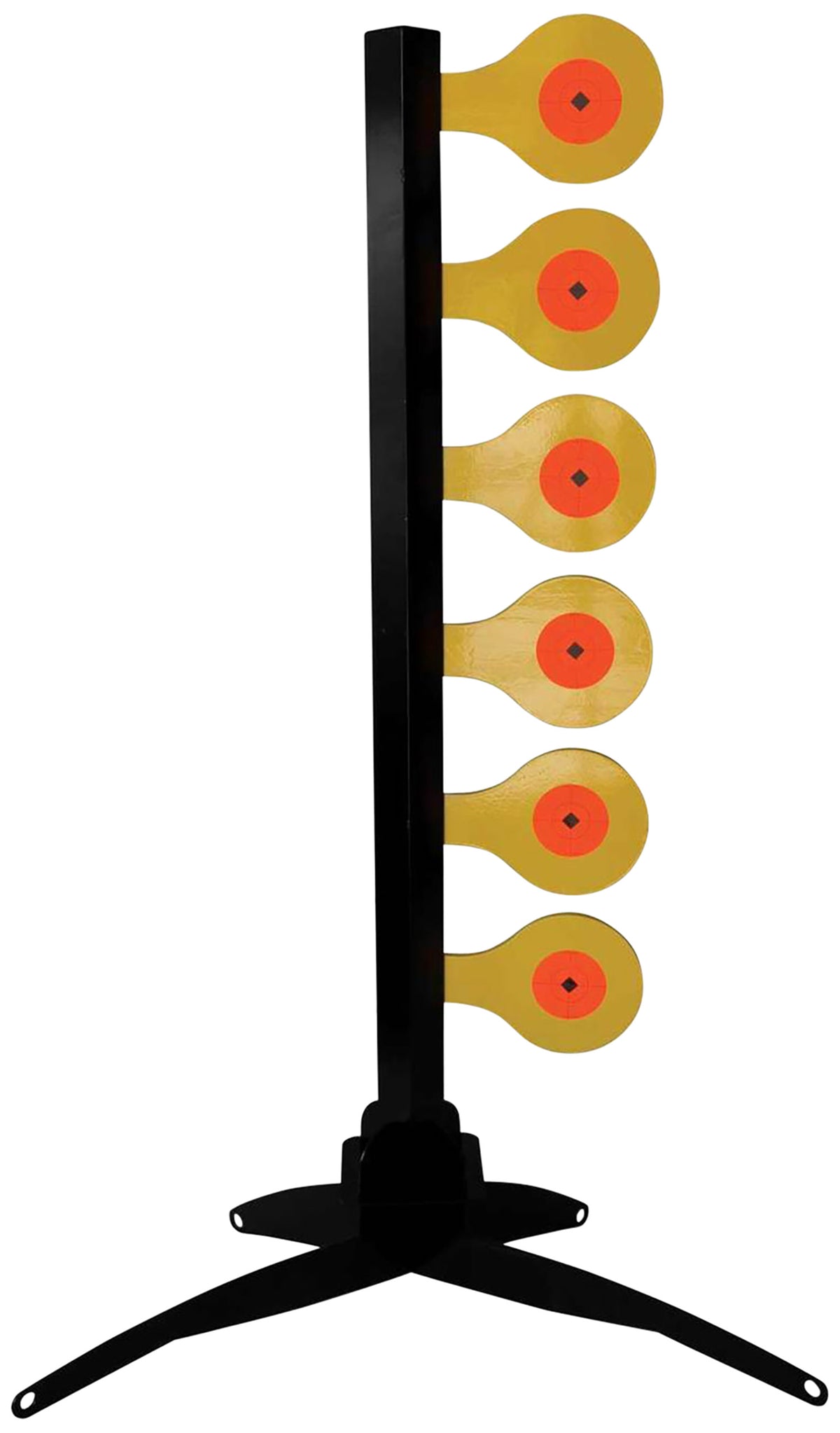 Birchwood Casey 47430 World of Targets AR500 Steel Dueling Tree 6-Paddle Handgun Target 48.5" x 28.5"