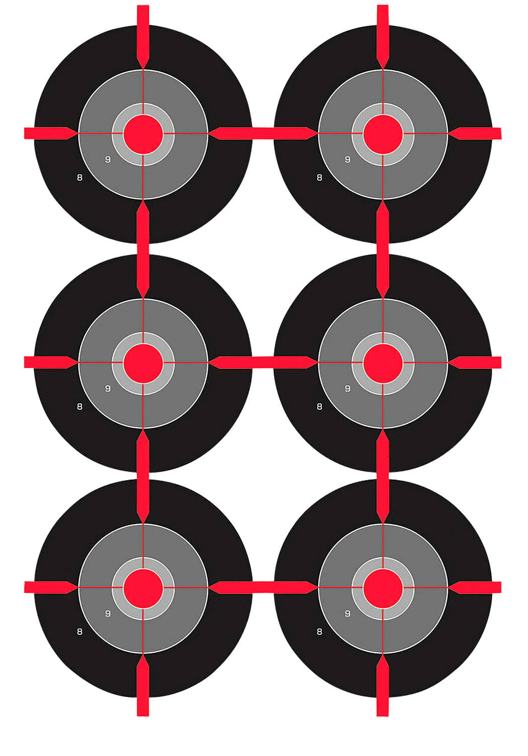 Birchwood Casey 35703 Dirty Bird Bullseye Tagboard Target 12x18 Inch 100 Pack