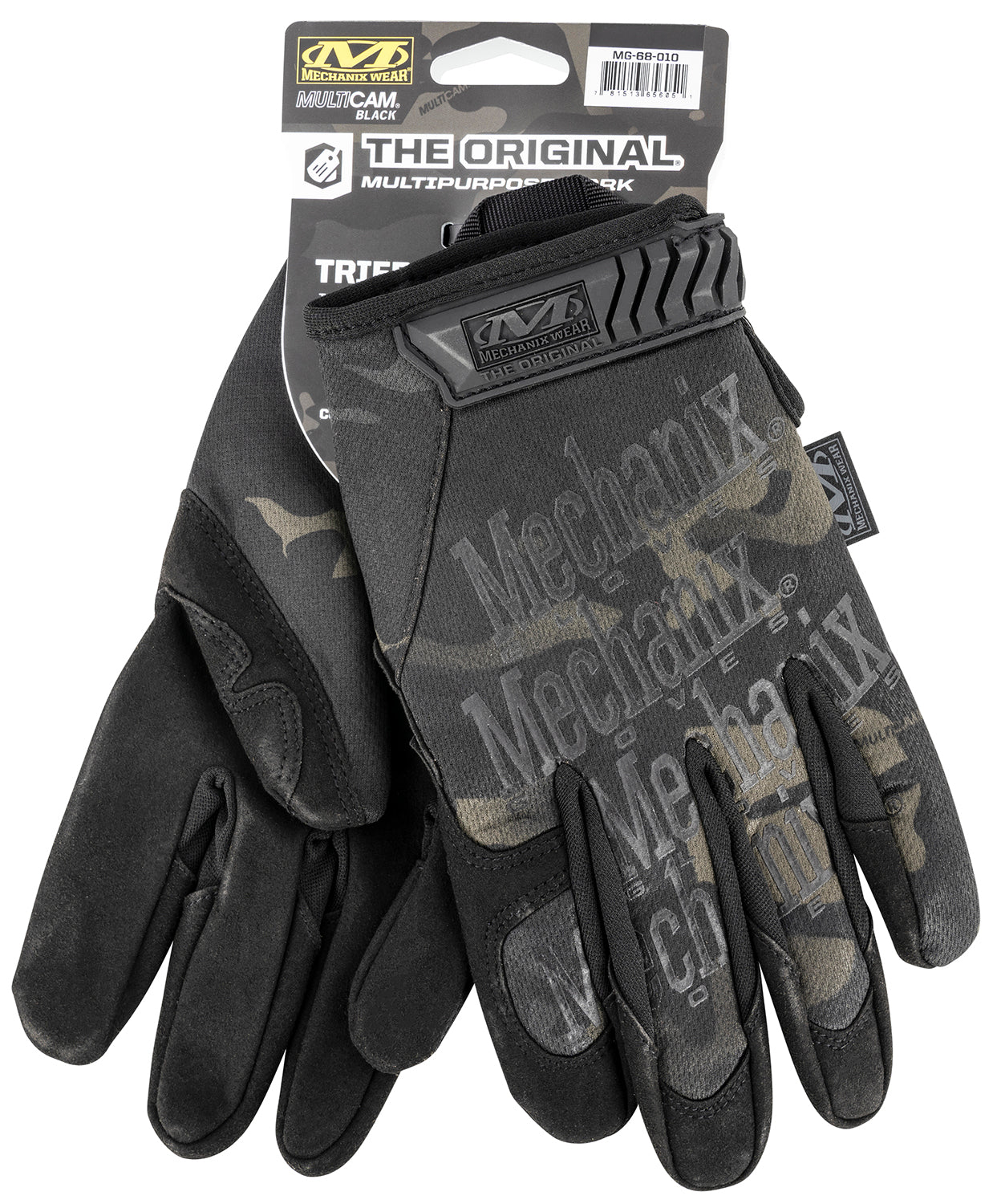 Mechanix Wear MG68009 Original Black MultiCam Synthetic Leather Medium Touchscreen Glove