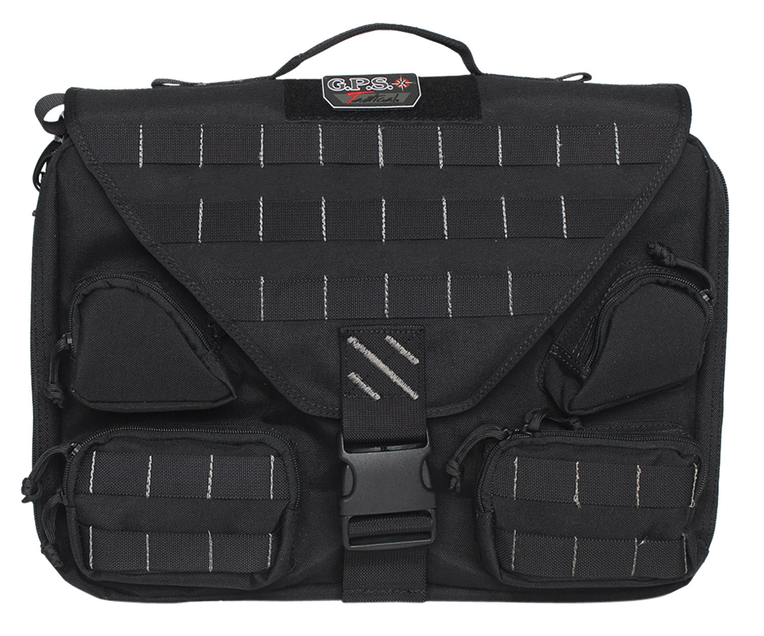 GPS Bags T1350BCB Tactical Briefcase Black 1000D Polyester with Handgun Holster & Padded Laptop Compartment