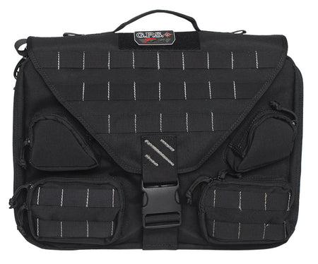 GPS Bags T1350BCB Tactical Briefcase Black 1000D Polyester with Handgun Holster & Padded Laptop Compartment