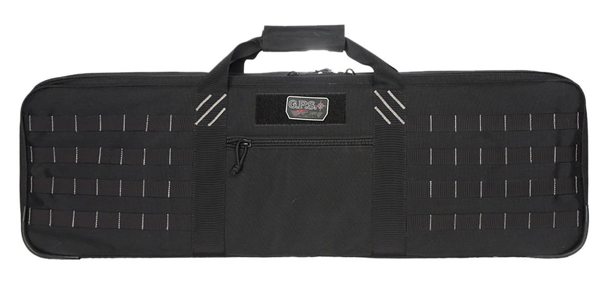 GPS Bags T28SWC Special Weapons Tactical Case Black 1000D Polyester for Rifle with 6-Mag Storage