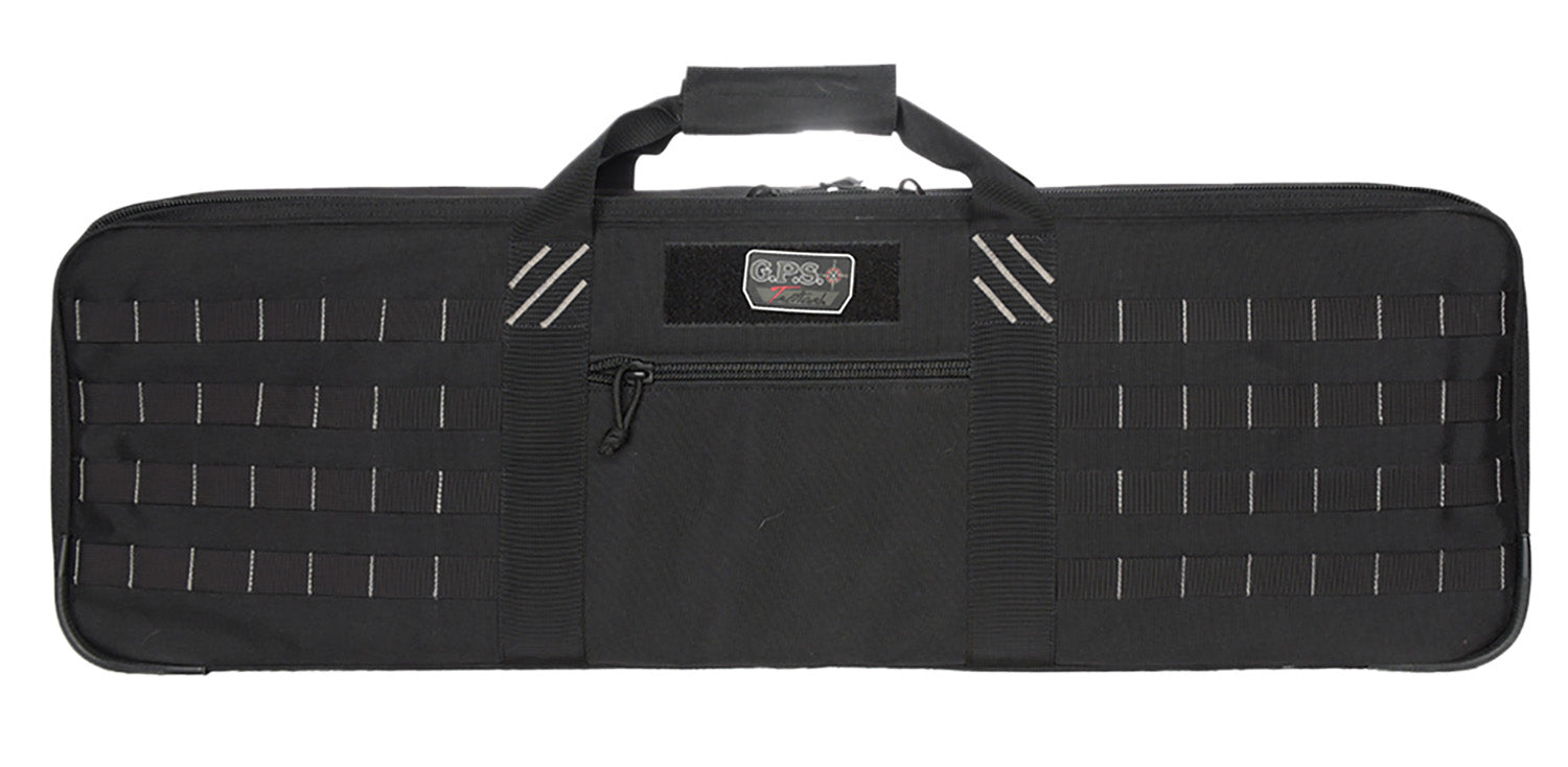 GPS Bags T28SWC Special Weapons Tactical Case Black 1000D Polyester for Rifle with 6-Mag Storage