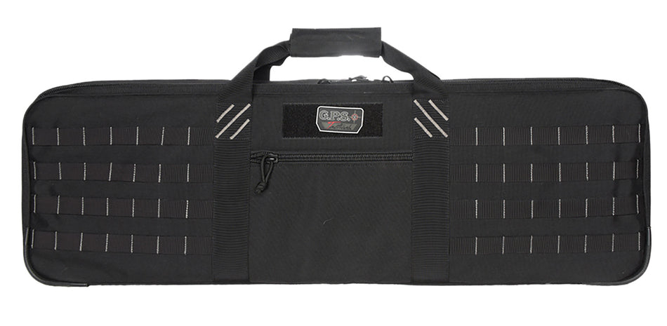 GPS Bags T28SWC Special Weapons Tactical Case Black 1000D Polyester for Rifle with 6-Mag Storage