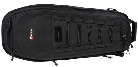 GPS Bags SRC30 Single Covert Rifle Case 30" Black 600D Polyester with MOLLE Panel & Lockable Zippers