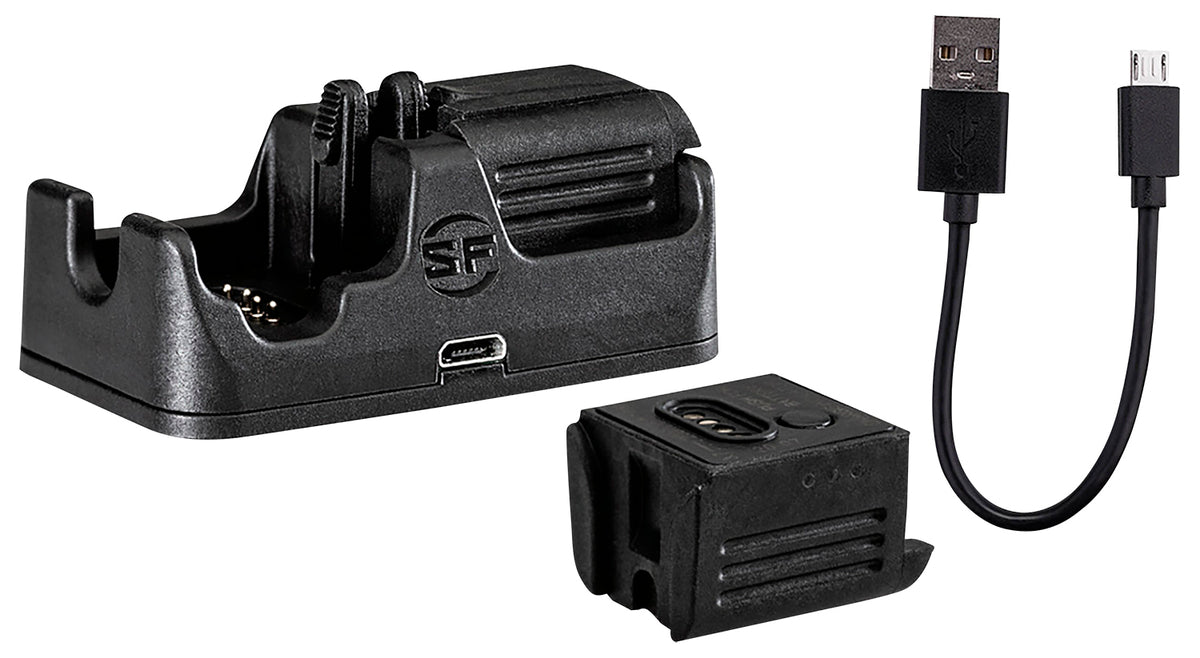 SureFire CH21 XSC Dual-Charge Cradle with B12 Battery Kit CR123A