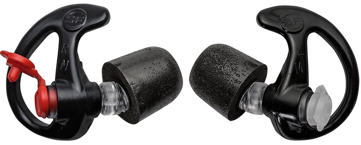 SureFire EP7BKMPR EP7 Sonic Defenders Ultra 28 dB Foam Tipped Earplugs Black Medium Adult 1 Pair