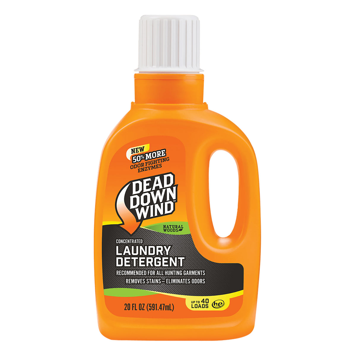 Dead Down Wind 1192018 Laundry Detergent Natural Woods Scent Odor Eliminator 20 oz Jug