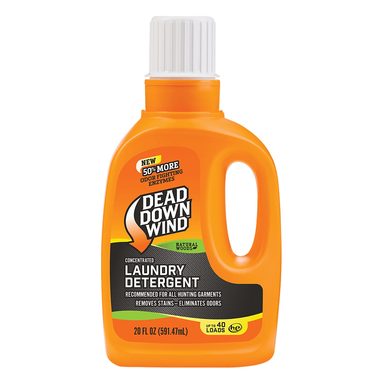Dead Down Wind 1192018 Laundry Detergent Natural Woods Scent Odor Eliminator 20 oz Jug