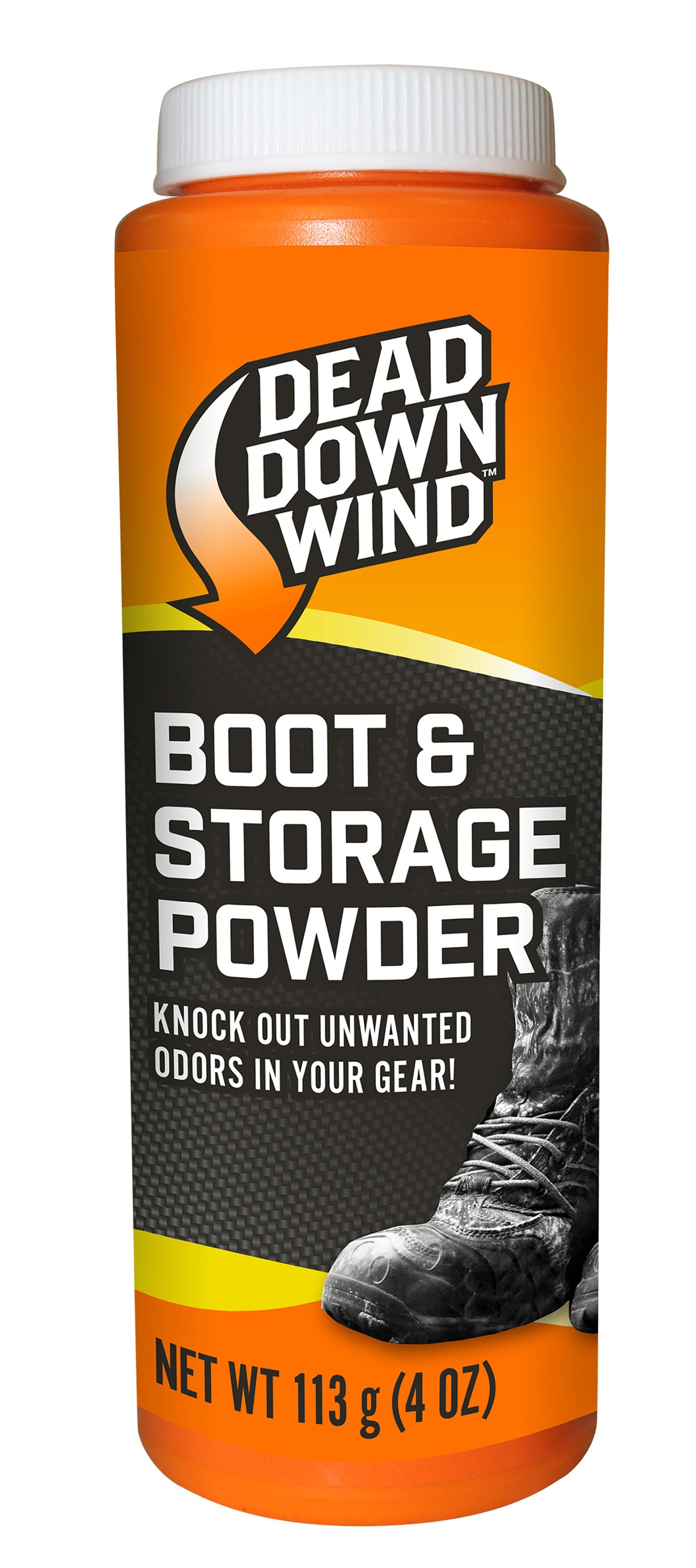 Dead Down Wind 1215N Boot Powder Odor Eliminator Unscented Cornstarch Talc 4 oz
