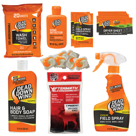Dead Down Wind 208118 Super Slam Premium Odor Eliminator Kit Unscented 25 Piece