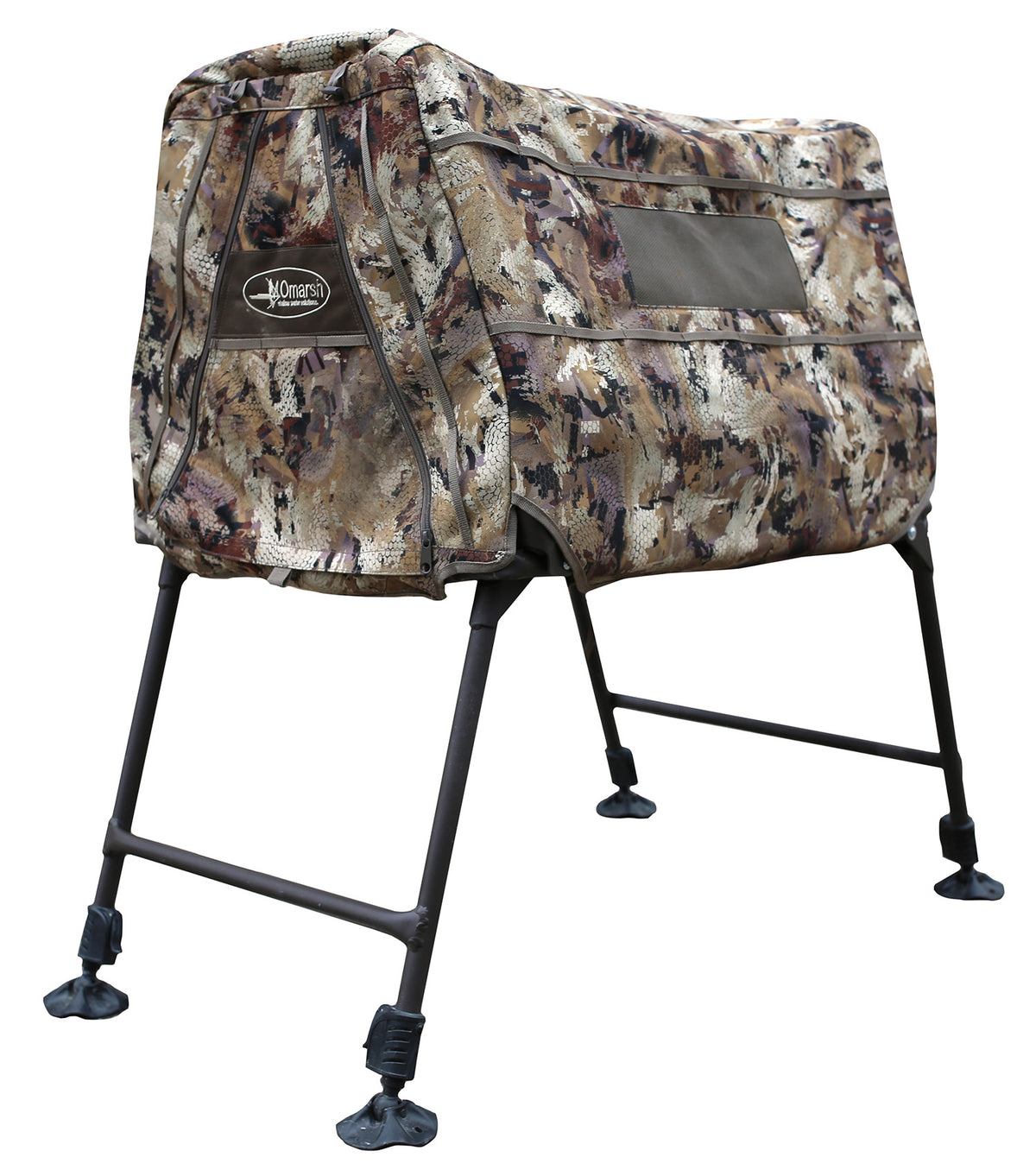 MOmarsh 34018 Invisi-Lab Dog Blind Optifade Marsh with Adjustable Legs