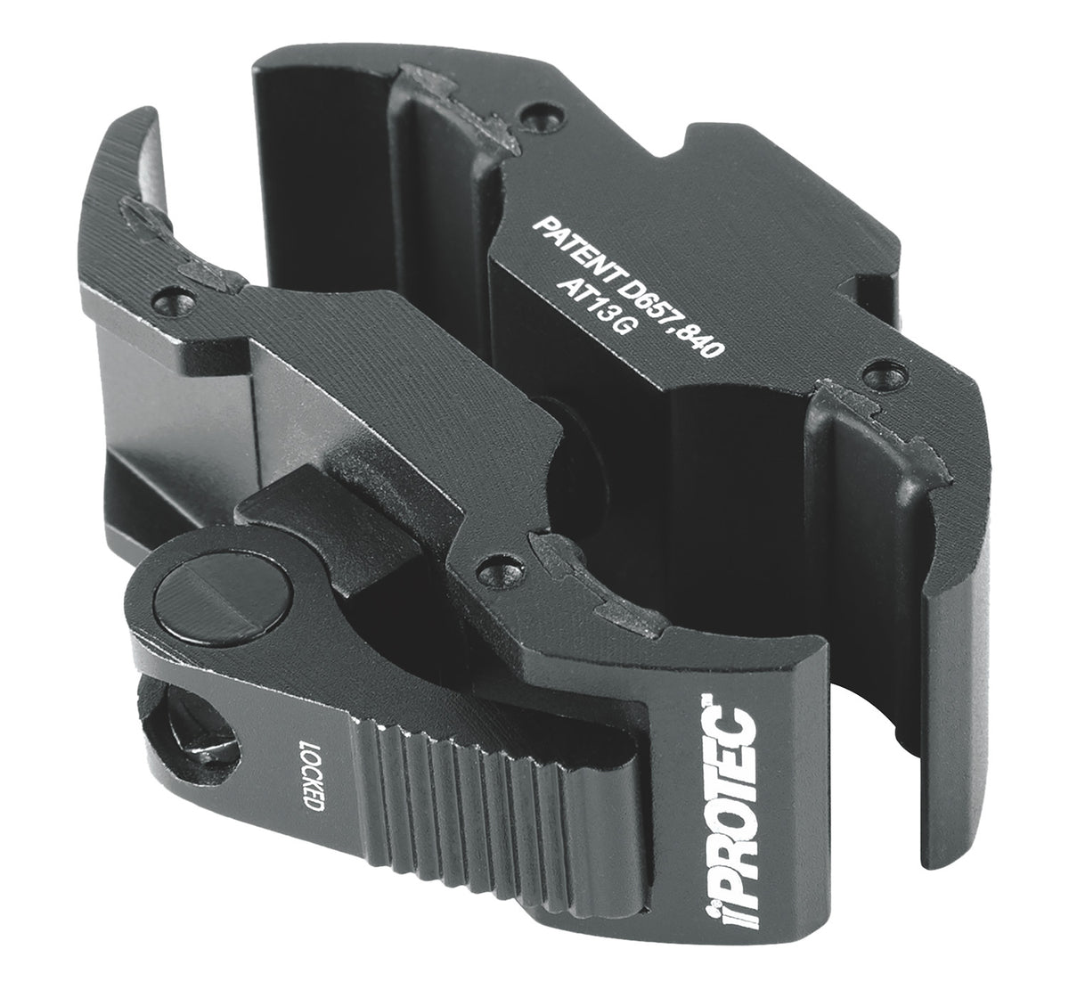 iProtec 6108 Universal Long Gun Mount with Accessory Rail Black Anodized