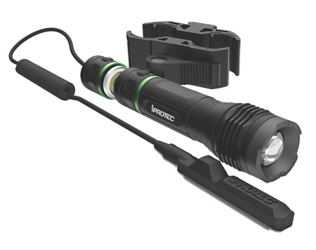iProtec 665 LG250 Firearm Light 250 Lumens Green LED with Red Laser Long Gun Mount Black Anodized