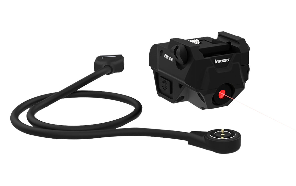 iProtec IPRSPS0002 RMLSR RC Rail-Mount Red Laser Sight Black