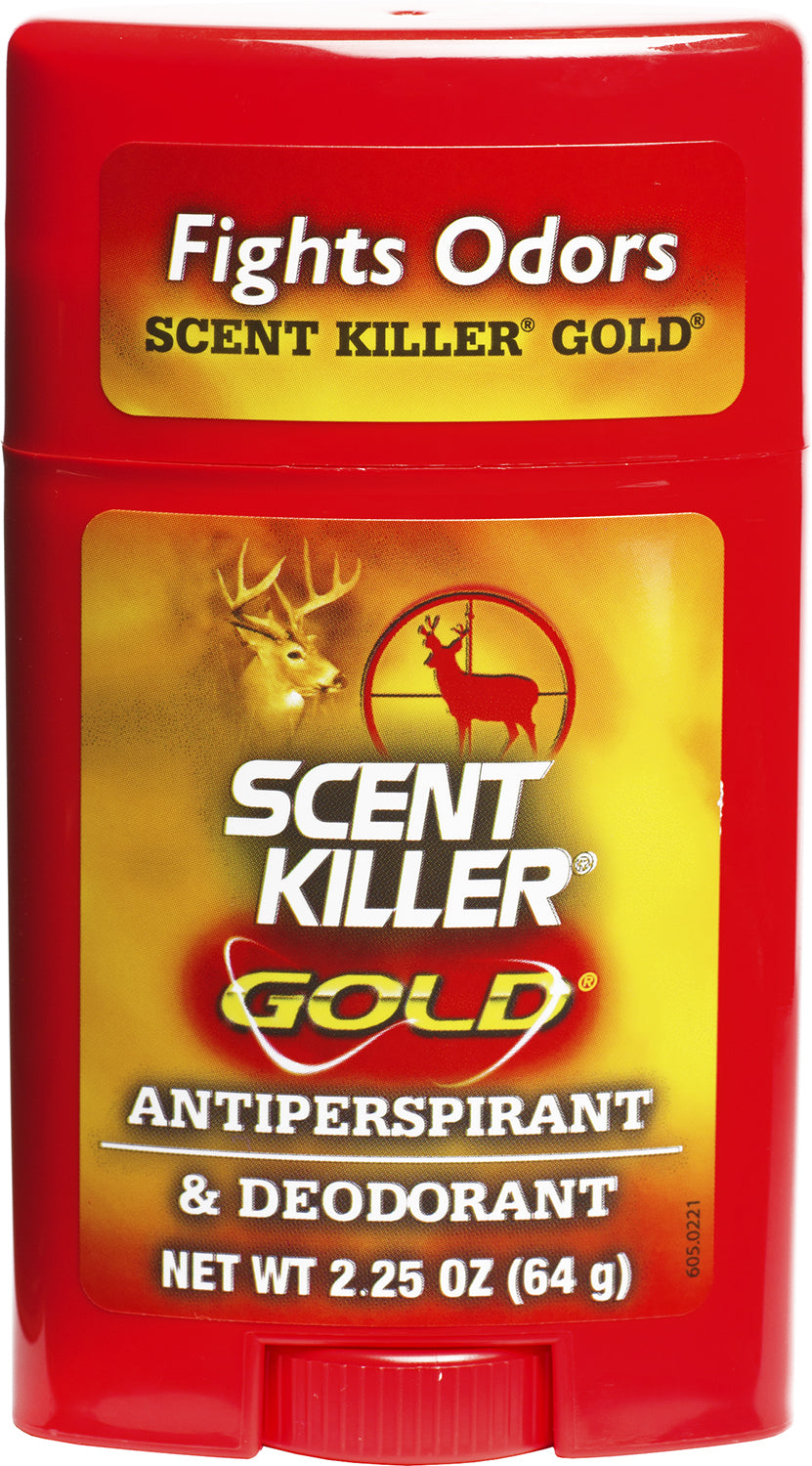 Wildlife Research Scent Killer Gold Antiperspirant & Deodorant Odor Eliminator 2.25 oz Stick