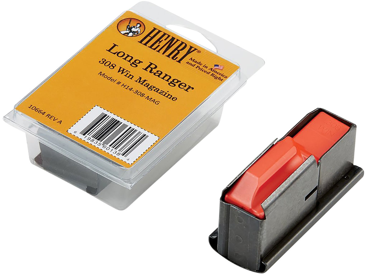 Henry H14308MAG Long Ranger 4rd .308 Win Blued Steel Rifle Magazine