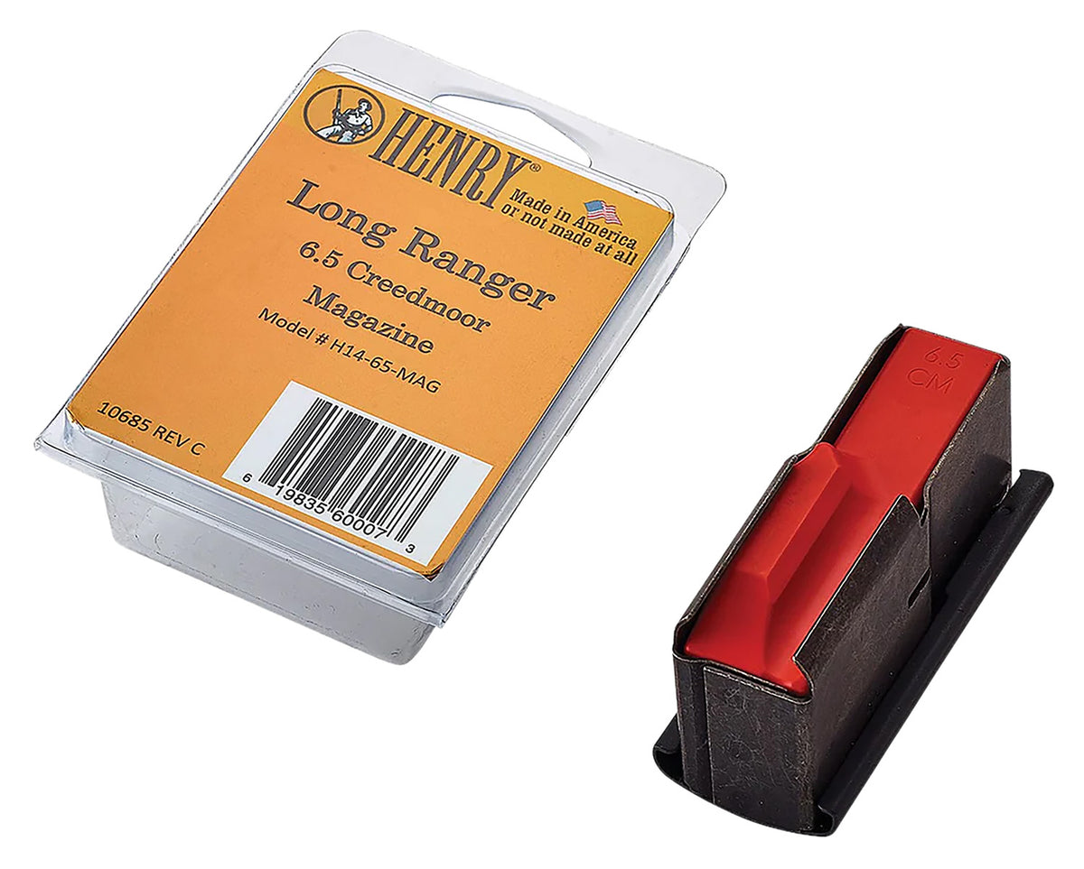 Henry H1465MAG Long Ranger 4rd 6.5 Creedmoor Blued Steel Rifle Magazine