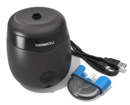 Thermacell E55X E-Series Rechargeable Mosquito Repeller Charcoal Gray 20 ft Zone Up to 12 hrs