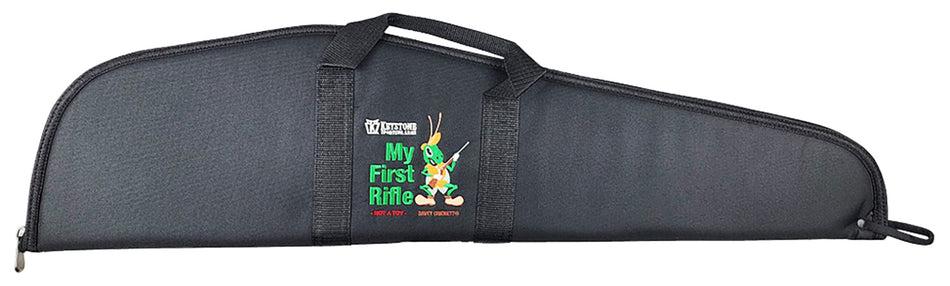 Crickett KSA035 Soft Padded Rifle Case Black w/ White Logo Zippered 33" x 8"