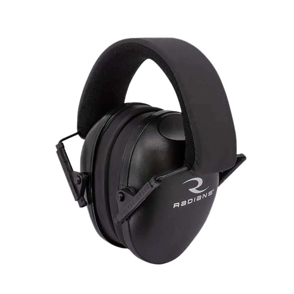 Radians LSY0110CS Lowset Youth Passive Earmuff 21 dB Over-the-Head Black Youth 1 Pair