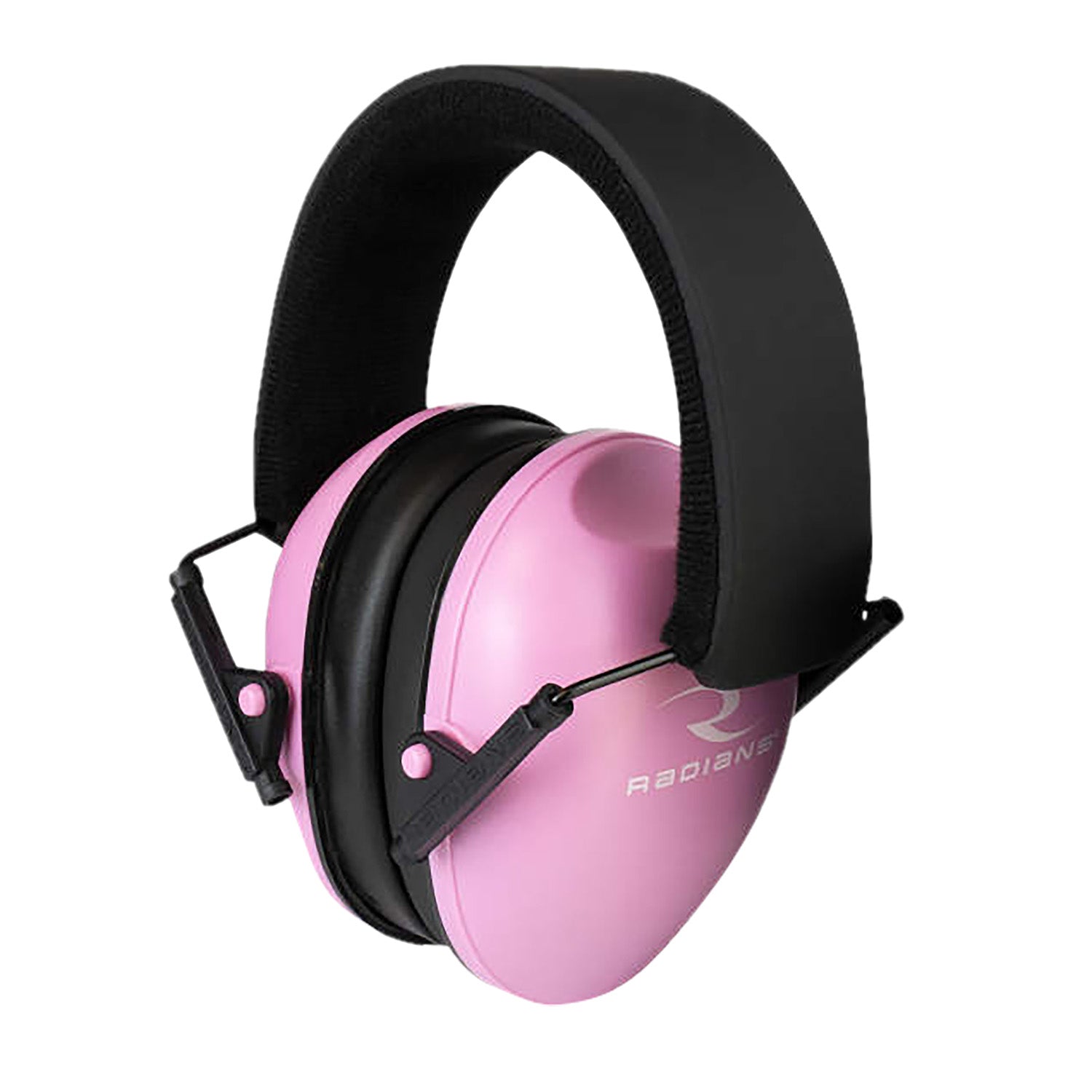 Radians LS0800CS Lowset Passive Earmuff 21 dB Over-the-Head Pink/Black Women 1 Pair
