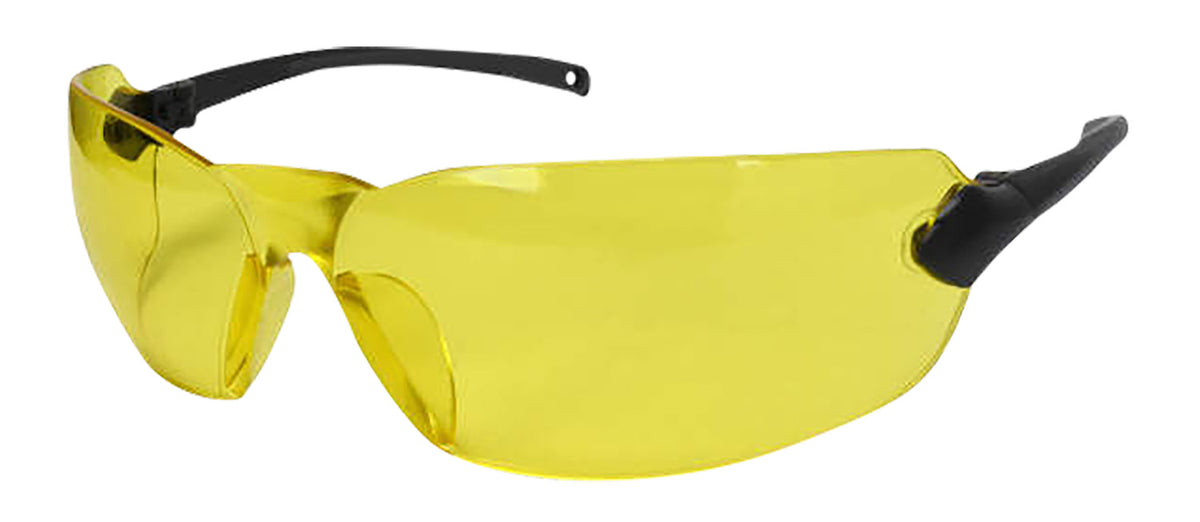 Radians Overlook OV140CS Shooting Glasses Amber Lens Black Frame Adult