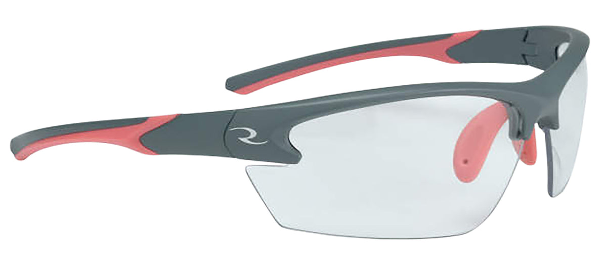 Radians WS6810CS Ladies Range Shooting Glasses Clear Lens Gray Coral Accent Frame