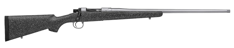 Nosler 40821 M21 300 Win Mag 3+1 24" Barrel, Stainless Steel Nitride Metal Finish, Gray Speckled Black All-Weather Epoxy Stock