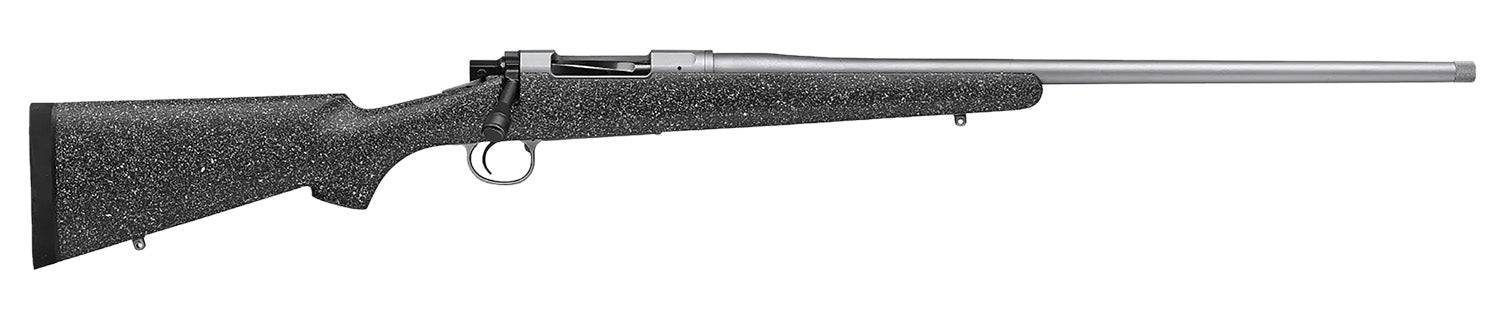 Nosler 40921 M21 30 Nosler 3+1 24" Barrel, Stainless Steel Nitride Metal Finish, Gray Speckled Black All-Weather Epoxy Stock