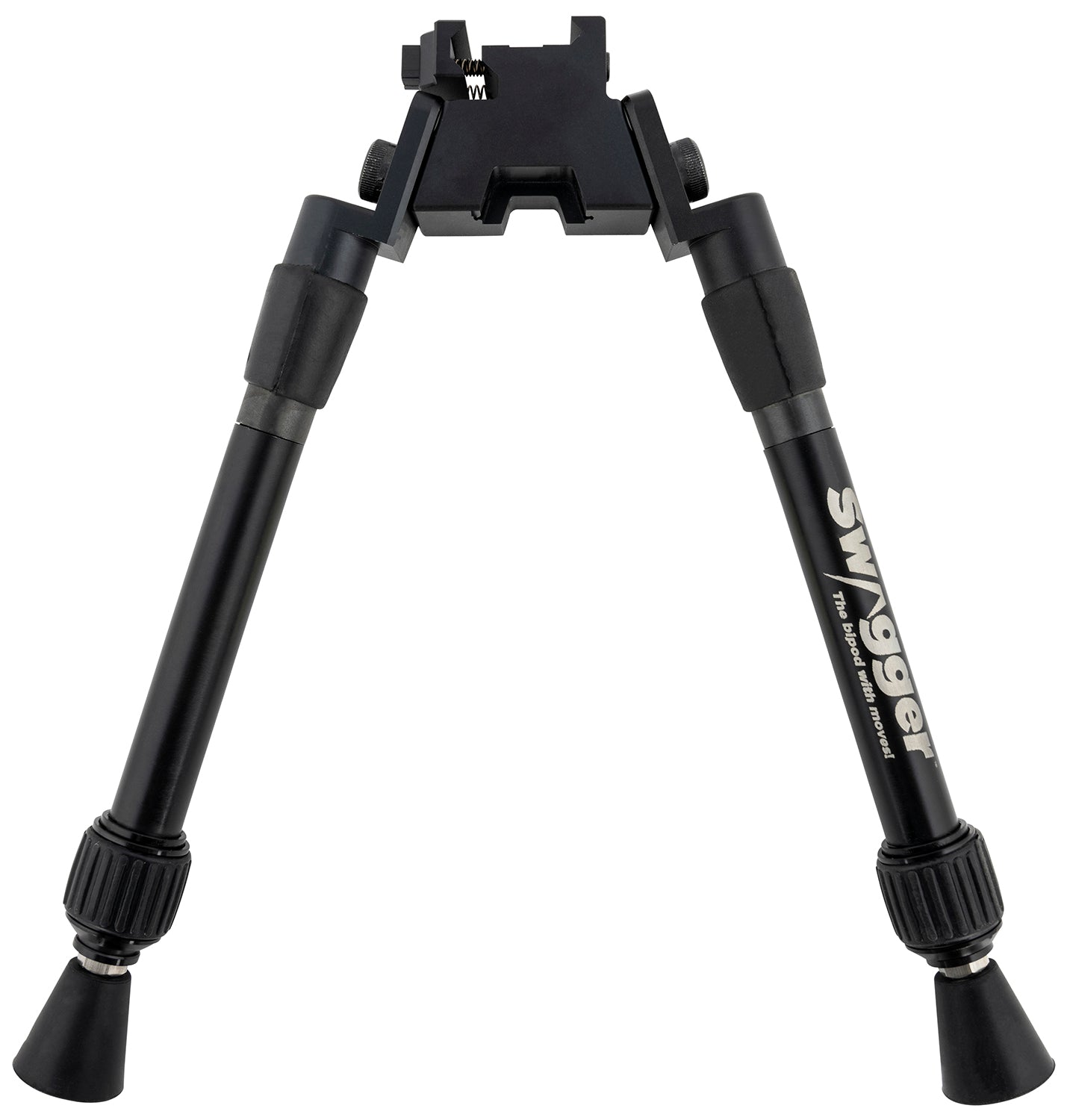 Swagger SWAGBPSEA12 Sea12 Extreme Angle Bipod, Black, Picatinny Mount, 9-12" Vertical Adjustment
