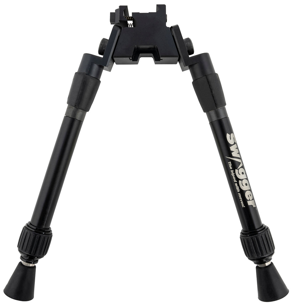 Swagger SWAGBPSEA12 Sea12 Extreme Angle Bipod, Black, Picatinny Mount, 9-12" Vertical Adjustment