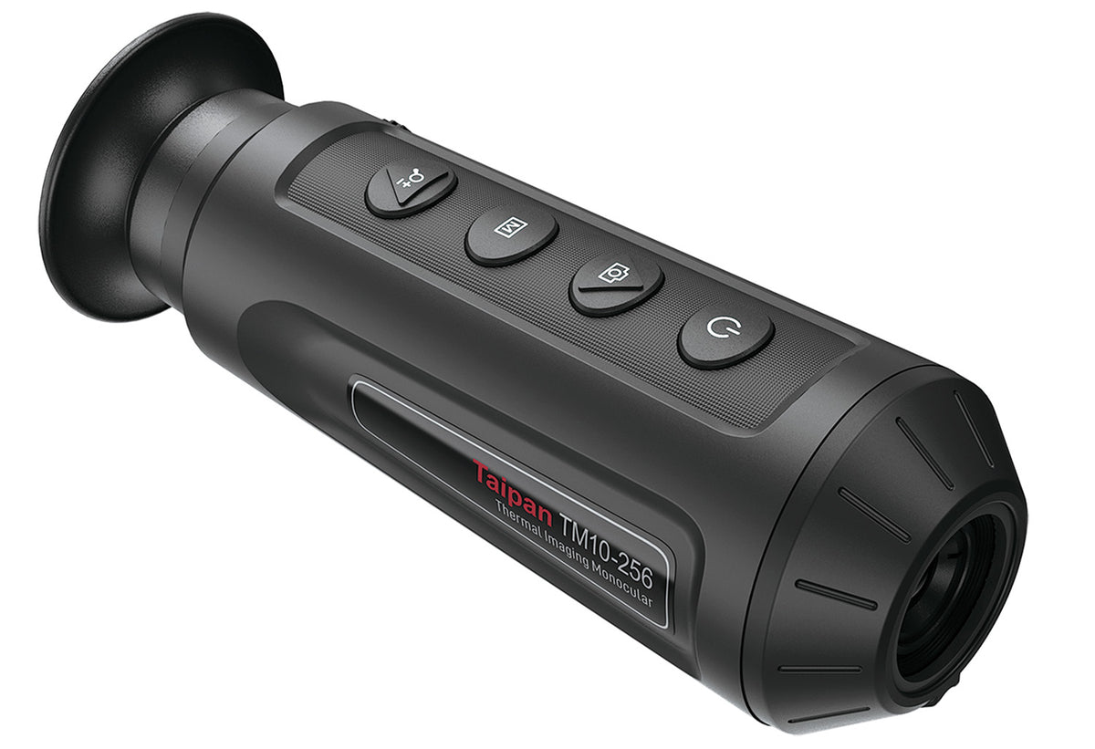 AGM Global Vision Taipan TM10-256 Thermal Handheld Monocular Black 1x-8x 256x192 Resolution with Wi-Fi